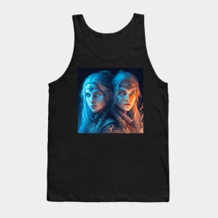 Twin Viking Females Tank Top